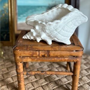 Burnt Bamboo Riser Plant Stand